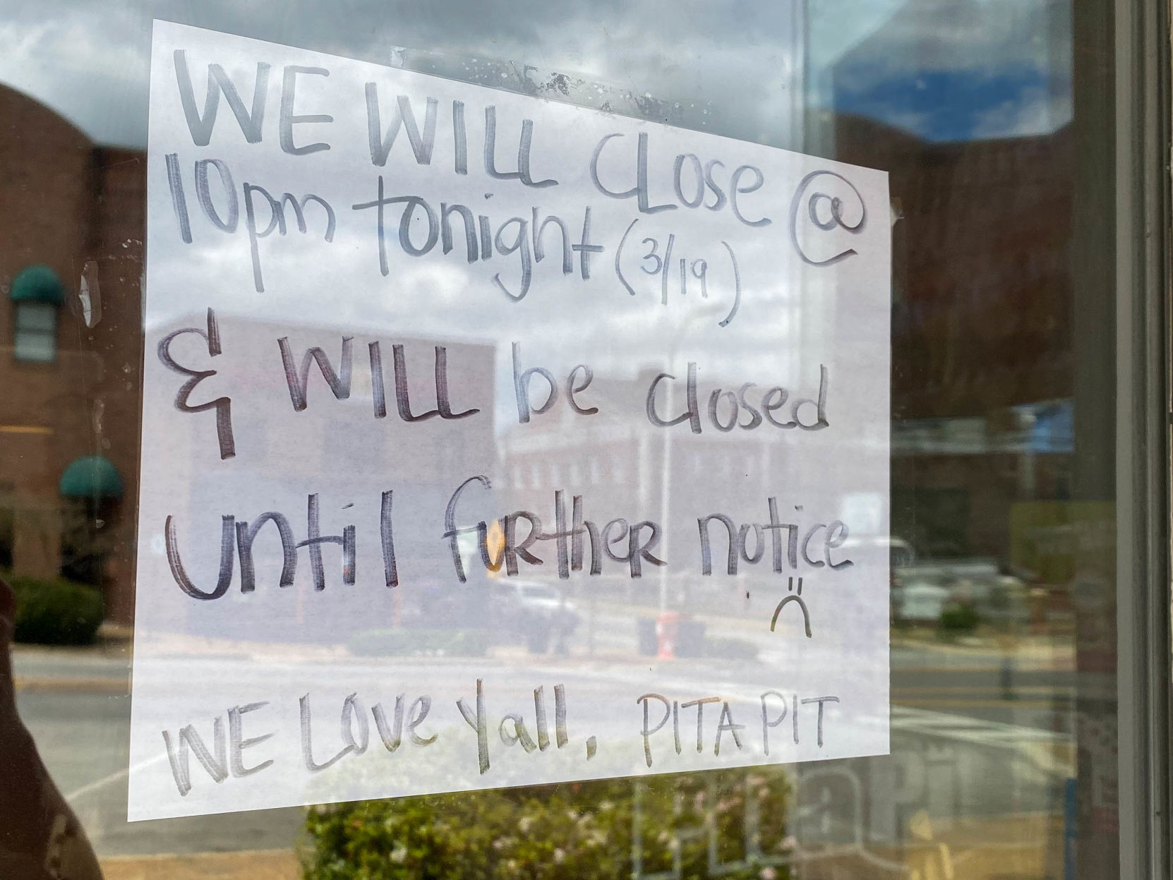 Signs of the times of the COVID-19 pandemic in Lee County